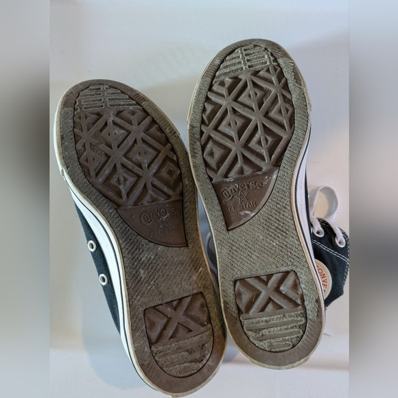 Converse All Star Chuck Taylor Black White Classic High Top Sneakers Women's 6 - Picture 6 of 10